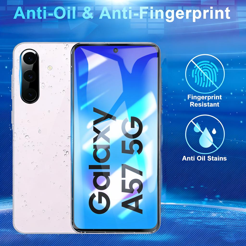5 шт. 4K HD Закаленное Стекло Для Samsung A57 A37 A56 A35 A14 A15 Защитное Стекло Для Samsung A55 A36 A16 A53 A52 Стекло