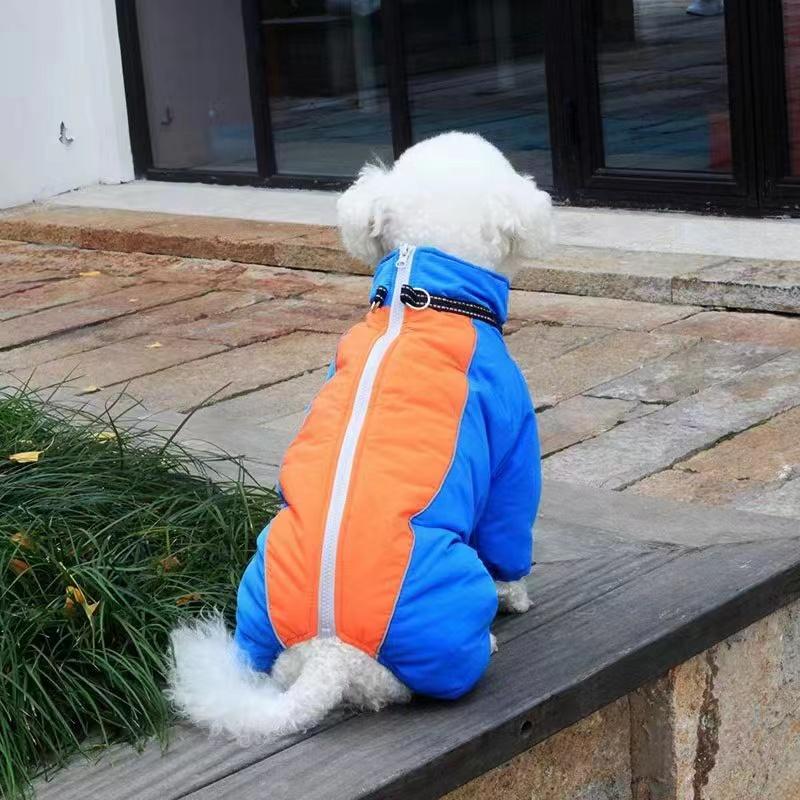 Комбинезон для больших собак, толстый теплый комбинезон для немецких овчарок, непромокаемый дождевик для средних и больших собак, зимняя одежда