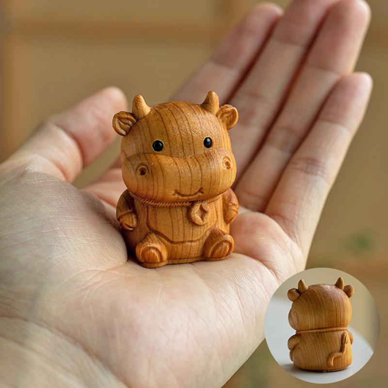 Деревянные китайские знаки зодиака своими руками, резные украшения ручной работы, животные для ожерелья, брелоки, подвески, ювелирные аксессуары