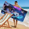 Fantasy Warriors Unite beach towel beach Beach towel for vacation photos seaside Outdoor pool towel Absorbent bath towel Fashion Comfort