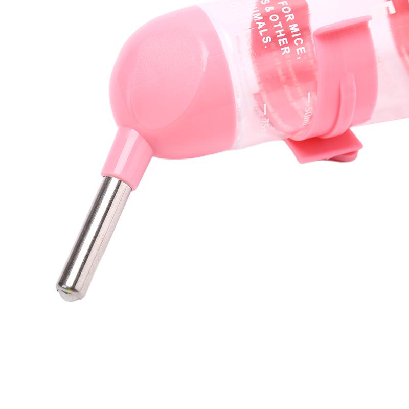 80 мл пластиковая поилка для хомяков бутылка-дозатор для воды подвесная бутылка для питья для домашних животных