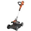 Беспроводной триммер 3 в 1 + аккумулятор 2 Ач + зарядное устройство - BLACK&;DECKER - STC1820CM-QW - 18 В - 28 см - кромкорез + стрижка
