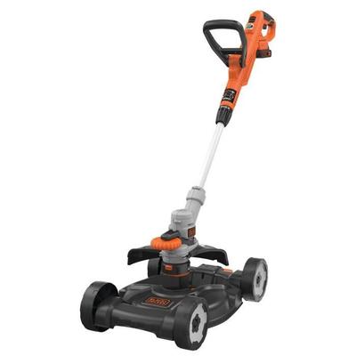 Беспроводной триммер 3 в 1 + аккумулятор 2 Ач + зарядное устройство - BLACK&;DECKER - STC1820CM-QW - 18 В - 28 см - кромкорез + стрижка