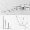 Durable Home Perforated Holder Hang Fits Storage Racks Goods Shelf Display Hooks Retail Shop Peg