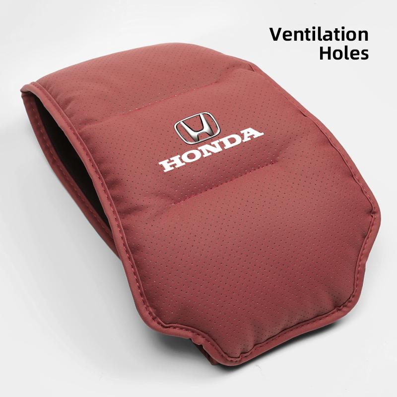 wsdh6 Car Seat Headrest Cover Luxury Suede Protective Cushion For Honda CR-V Accord Civic HR-V Pilot Odyssey Fit Jazz Vezel CITY Freed