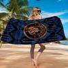 City Football Club Printed Microfiber Beach Towel, Soft And Absorbent, Quick-Dry, Ideal for Summer Travel, Beach Essential, Swimming Pool