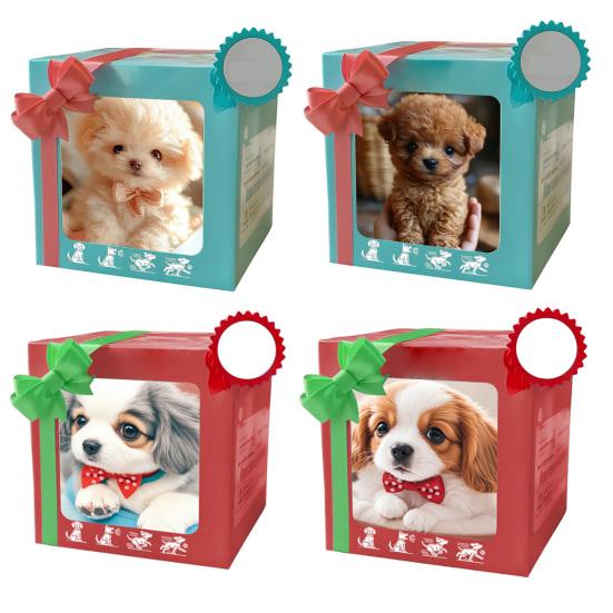 Робот-собака, электрический питомец, реалистичный пушистый щенок, робот, интерактивная игрушка, собака, которая ходит, лает, виляет хвостом, как настоящая собака, для детей и взрослых, подарок