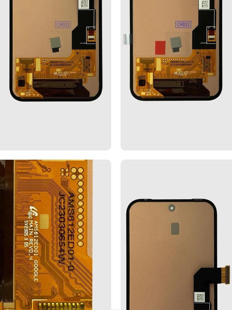 Compatible with Google Pixel 8a (Original) AMOLED Display (Screen)