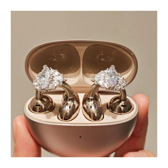 Стразы для наушников-вкладышей с открытым ухом, декоративные циркониевые аксессуары для наушников, съемные украшения своими руками
