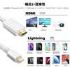 Новый сертифицированный MFi кабель Lightning-HDMI 2 м, кабель-конвертер i Phone-HDMI, адаптер-конвертер Lightning-HDMI, вывод на ТВ, цифровой AV-конвертер