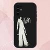 Чехол для телефона K-Korn Rock Band для Samsung S24, S21, S22, S23, S30, Ultra, S20, Plus, Fe, Lite, Note, 10, 9, 5G Черный Мягкий