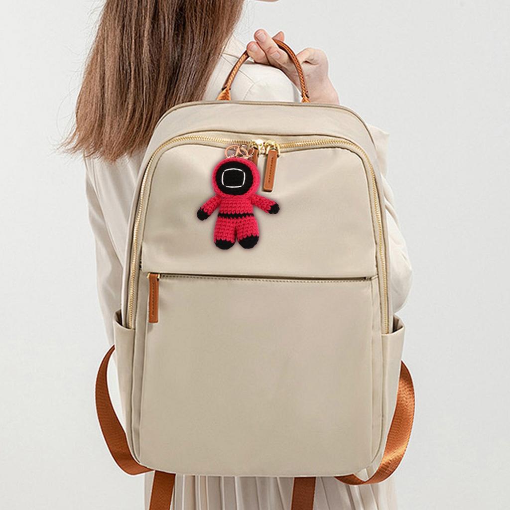 Handmade Wool Knitted Ornaments, Cute Positive Energy Funny Doll Ornaments