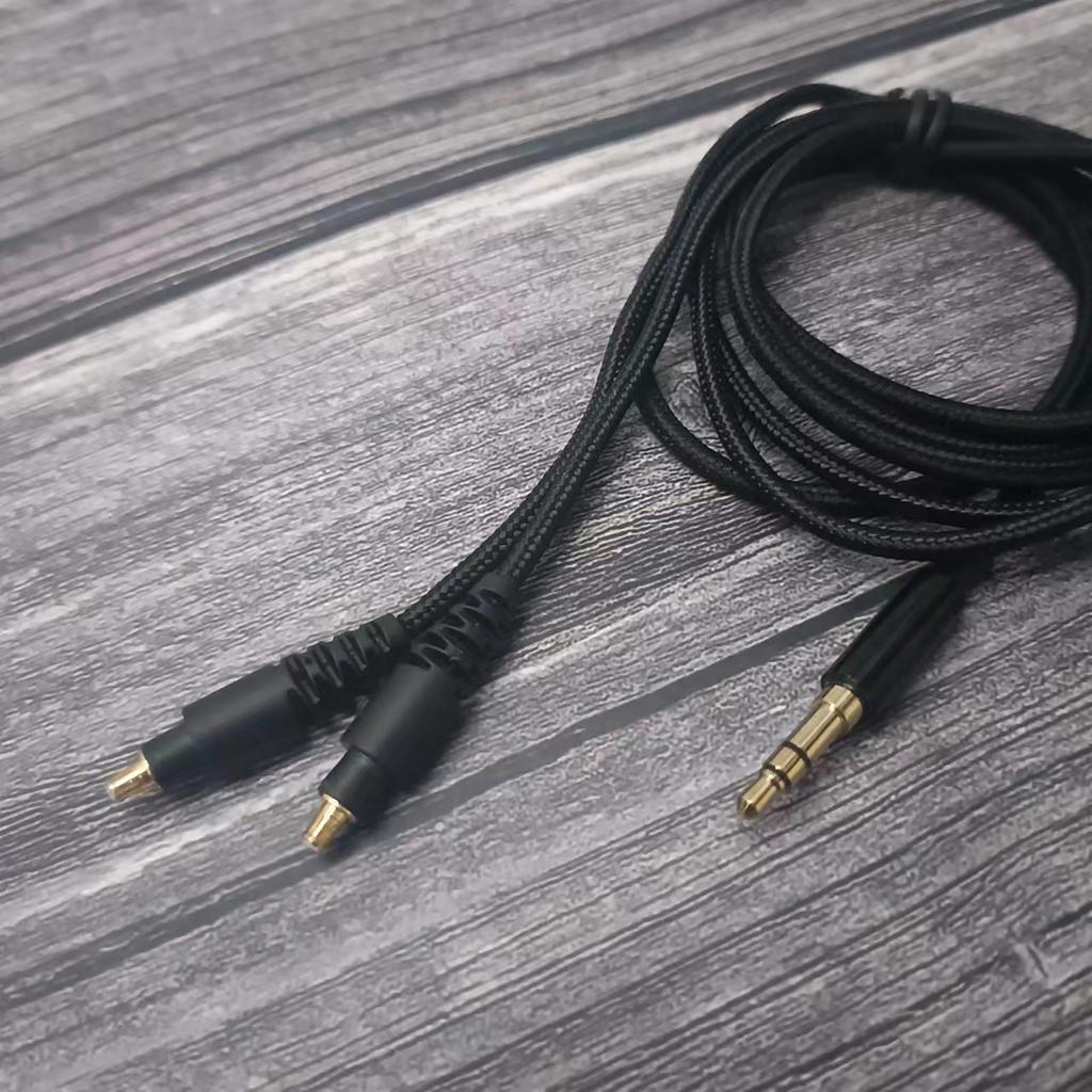 Improved Headphone Cable for MSR7b/SR9/ESW990h/ ES770h/ESW950/ES750 Headphones 3D Sound Wide Sound Range