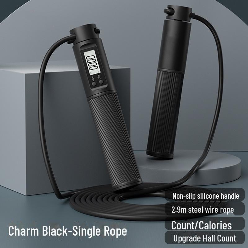 «Премиальная скакалка без веревки для женского фитнеса, счета и упражнений в помещении»