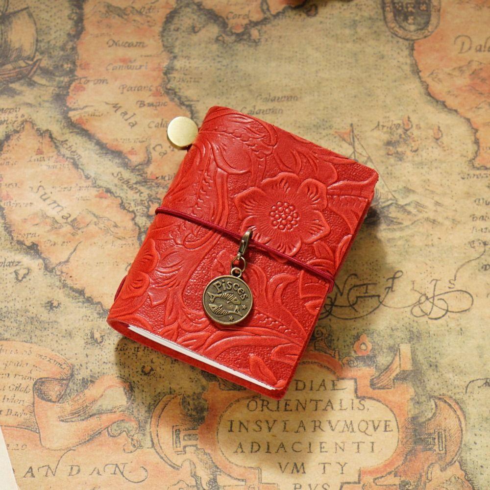 Mini Notebook Handmade Hand Account Book Portable Sketchbook  School Office