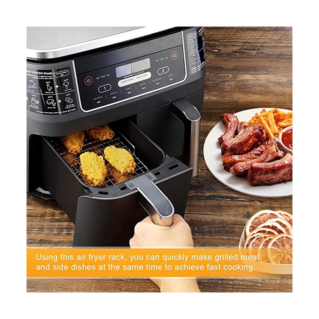 Подставка для фритюрницы Ninja Dual Air Fryer из нержавеющей стали 304, многослойная подставка для дегидратора, подставка для тостов, аксессуары для фритюрницы