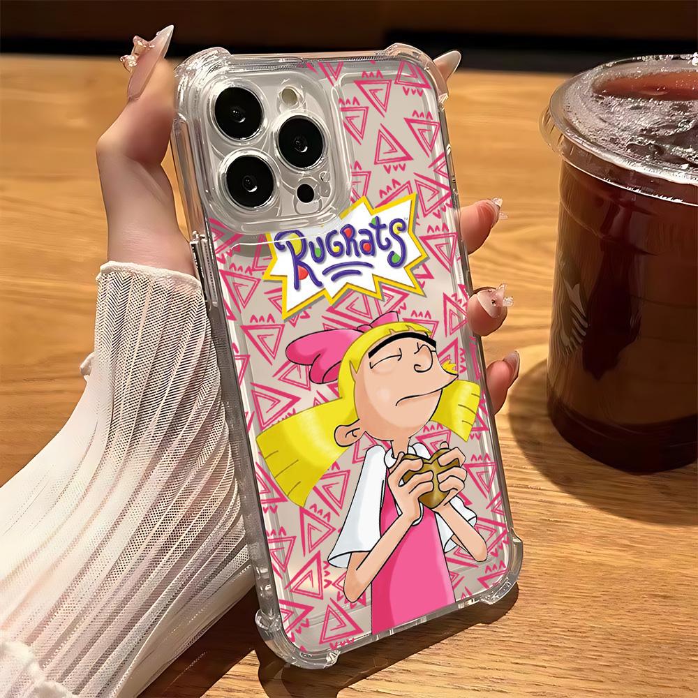 Funny Cartoon R-rugrats Anti Fall Clear Phone Case For Xiaomi Redmi 14C 13C 12C K50 Note 14 13 12 11 10 A1 A2 A5 Pro Plus 4G 5G