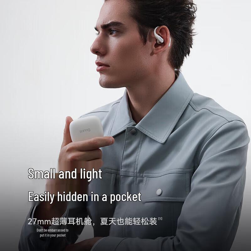 Спортивные Bluetooth-наушники с костной проводимостью SANAG G6S