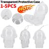 1-5PCS Transparent Protective Case for Skull Panda Winter Movement for SP Doll Portable Dust Cable Organizer Box Storage Case