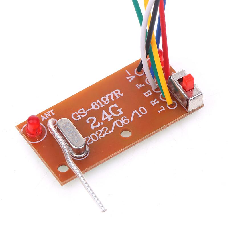 2.4G четырехканальная плата приемника передатчика для радиоуправляемых игрушек с дистанционным управлением, модуль деталей, высококачественная печатная плата Pcba