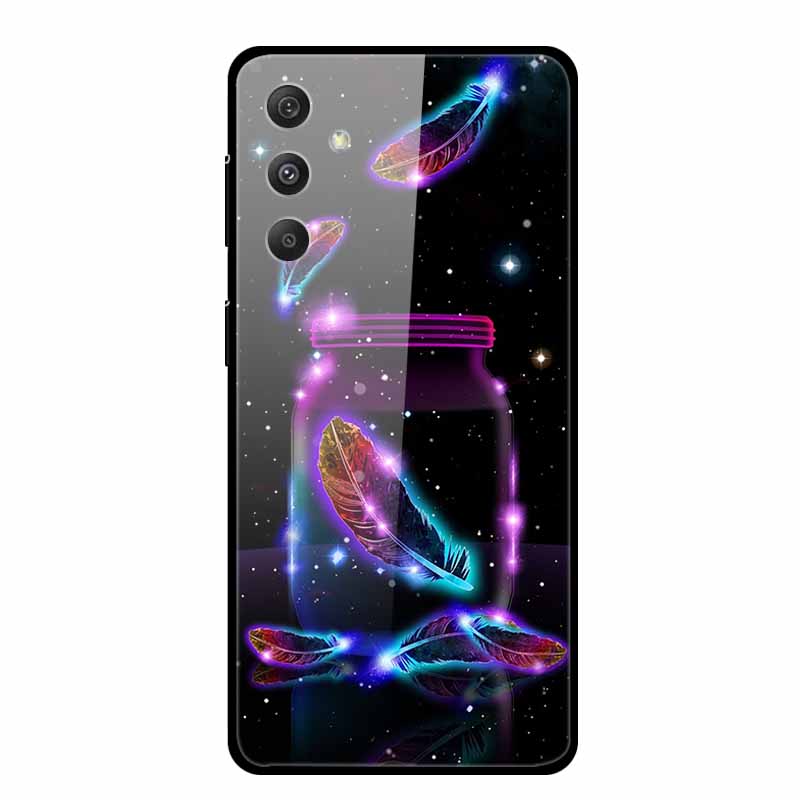 For Samsung Galaxy S25 Plus Case S 25 Plus Coque Hard Back Cover Tempered Glass Case For Samsung A55 A16 Phone Case Soft Bumper