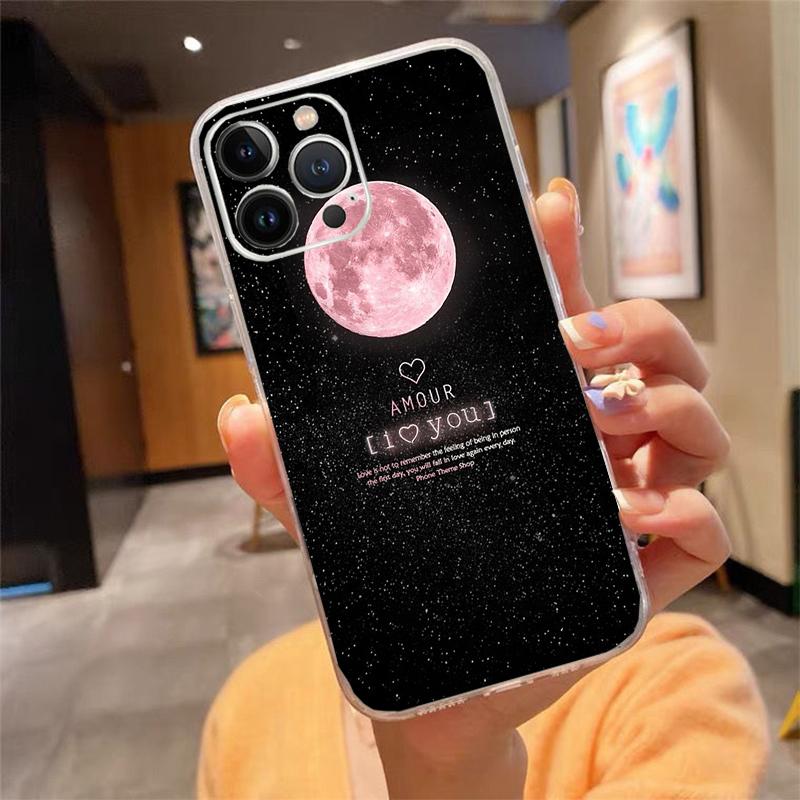 Phone Case For iphone 17 Pro Max Air 16 15 14 13 Pro Max 15 16 Pro 15Plus Stars Space Astronaut