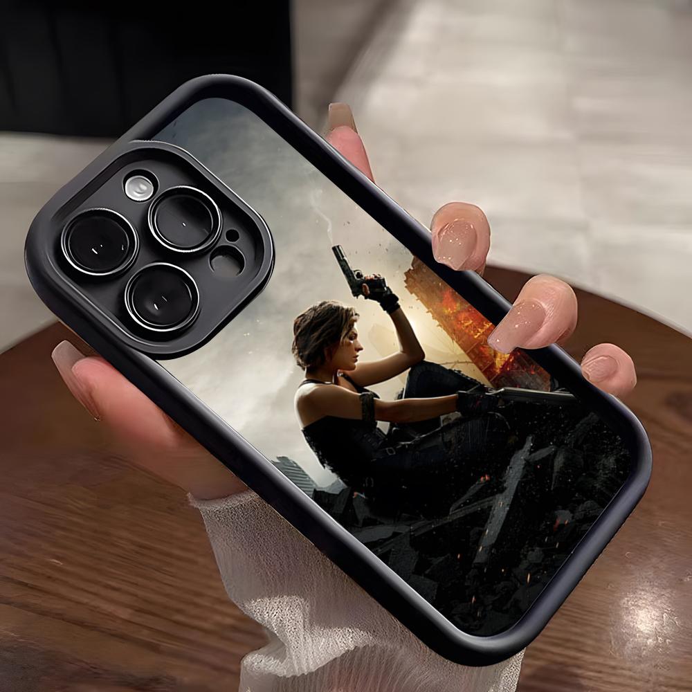 Чехол для телефона Resident Evil Umbrella для iPhone 17 Pro Max 15 Pro 16 14 Plus 12 13 Mini 11 Pro Ударопрочный Мягкий Чехол