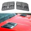2pcs Universal Car Exterior Hood Vent Scoop Cover  Air Intake Grille Inlet Trim