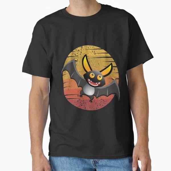 Vintage Retro Sunset Bat Retro Bat Gifts Class Made In Usaaus Tshirt S2xl