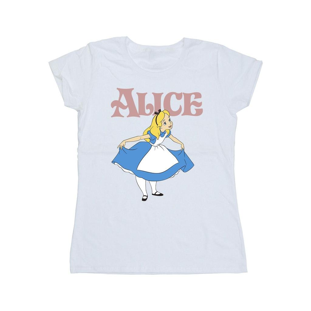 Disney Женская хлопковая футболка 'Алиса в Стране чудес' с надписью 'Take a Bow'