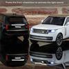 1/32 Range Rover Sv2022 Модель автомобиля из сплава с высокой имитацией, литые игрушки со звуком и светом, инерционные транспортные средства, декоративные игрушки