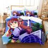 Новый комплект постельного белья Anime Girls The Demon Girl Next Door Single Twin Full Queen King Size Bed Set Adult Kid Bedroom Duvetcover Sets