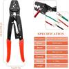 HS-16 Non-Insulated Terminals Crimper 1.25-16mm Easy Crimp Pliers Wire Connector Electrician Tool  SNB RNB SC UT OT