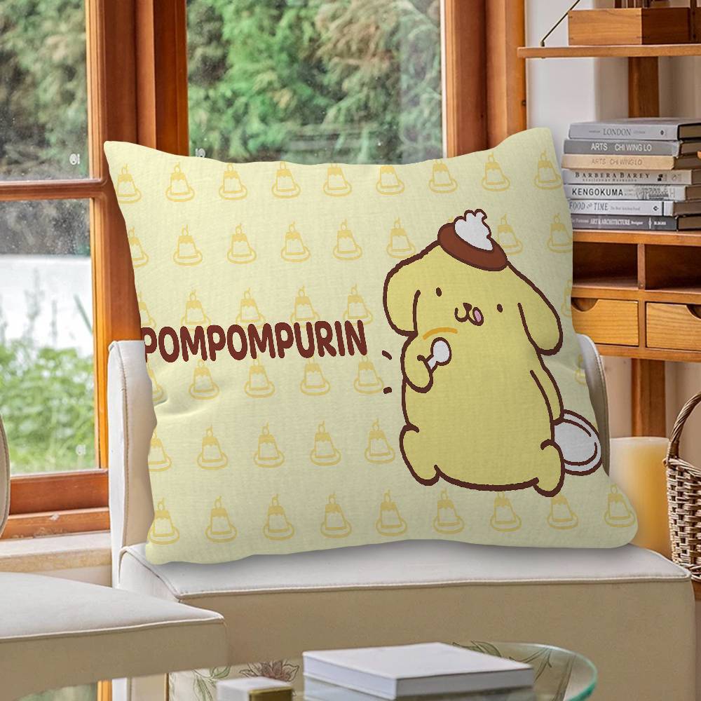 Cartoon P-Pompompurin Pillow Anime Pillow Sofa Bed Head Pillow Cover Cushion Cover 45X45 Cm Fashion
