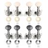 Classical Style Ukulele Tuning Pegs Machine Heads Replacement 2L + 2R Tuners with Mouting Screws Easy To Install
