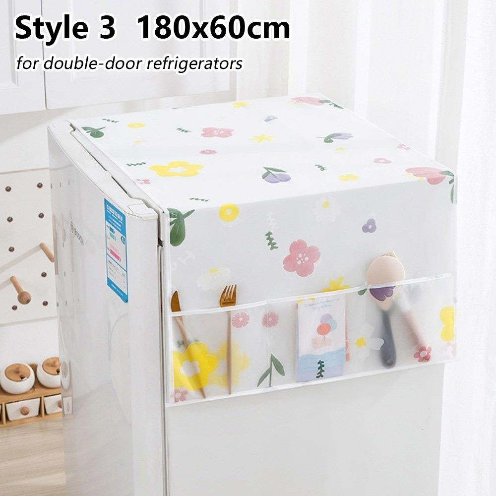 1 шт. Прочная пылезащитная крышка для холодильника PVEA 130x55 см 180x60 см Ткань для холодильника с сумкой для хранения Полотенце для стиральной машины