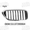 51137390863 51137390864 Car Front Bumpe Grille Left Right Decoration For 5 Series G30 G31 G38 M5 2017-2020 High Quality