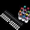 5 Boards/pack Nail Polish Coloring Display Board DIY Round Nail Color Showing Card Nail Art Accessories