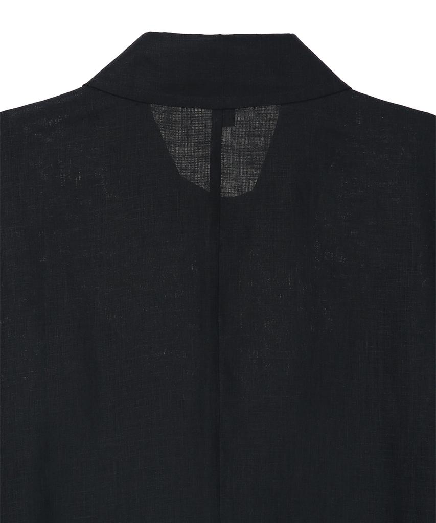 Льняное платье-рубашка с поясом BROOKS BROTHERS (черный) (Bbdzwm7129Ues)