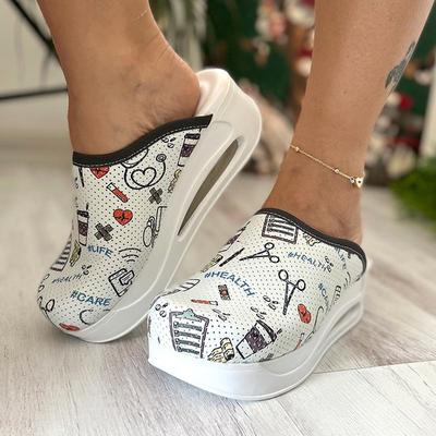 Женские медицинские сабо Sabo Hospital Shoes Нескользящие тапочки Медсестра Доктор Акушерка Хирургические сандалии