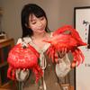 1Pc 3555Cm Kawaii Crab Plush Toy Real Like Swimming Crab King Crab Pillow Stuffed Soft Sofa Cushion Creative Birthday Gift