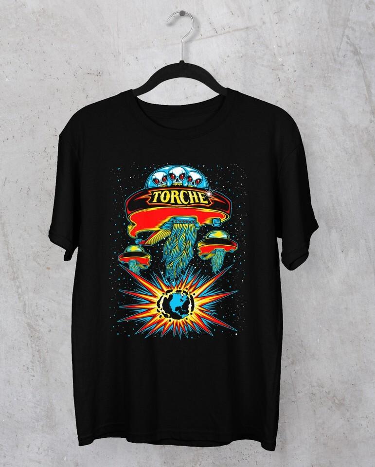 Torche band artwork Tshirt black Short sleeve All Sizes S5Xl JJ4283 Unisex T-Shirt