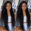 Fashion front lace 13*4 chemical fiber headgear African hot selling small coiled tube long curly wig
