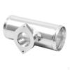 Car Turbo Blow Off Valve Rs Flange Aluminum Adapter 2.5'' Silver