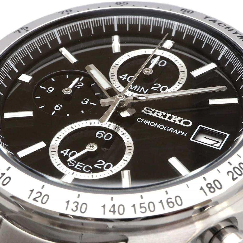 SEIKO Second Chronograph Quartz CHRONOGRAPH QUARTZ Watch SBTR005 Black 1/5 Мужские []