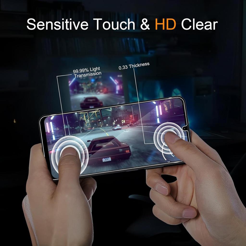 6 ШТ [3+3] Полностью Клееное Закаленное Стекло Закаленное Стекло+ Пленка для Объектива Камеры Для Redmi A5 Защитная Пленка для Экрана Для Xiaomi Redmi A5 HD Защитная Пленка для Объектива Телефона