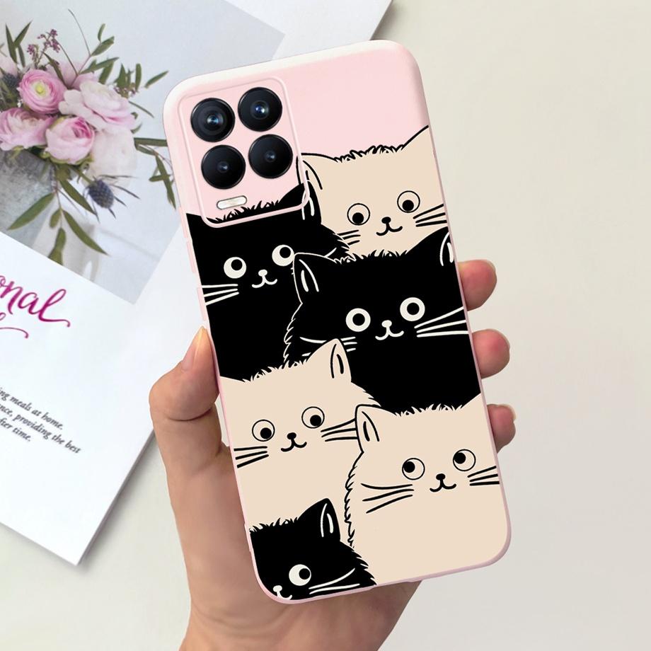 For Realme 8 Pro 4G Case Realme 8 8i 4G 5G Coque Cover Soft TPU Silicone Shockproof Bumper For Realme8 8Pro Coque With Pattern