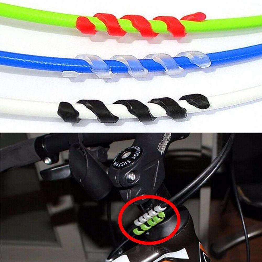 10Pcs/Pack High Quality Rubber Cycling Frame Protection Line Pipe Sleeve Shift Brake Bicycle Cable Protector Bike