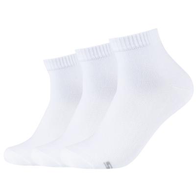 3PPK Basic Quarter Socks, мужские белые носки