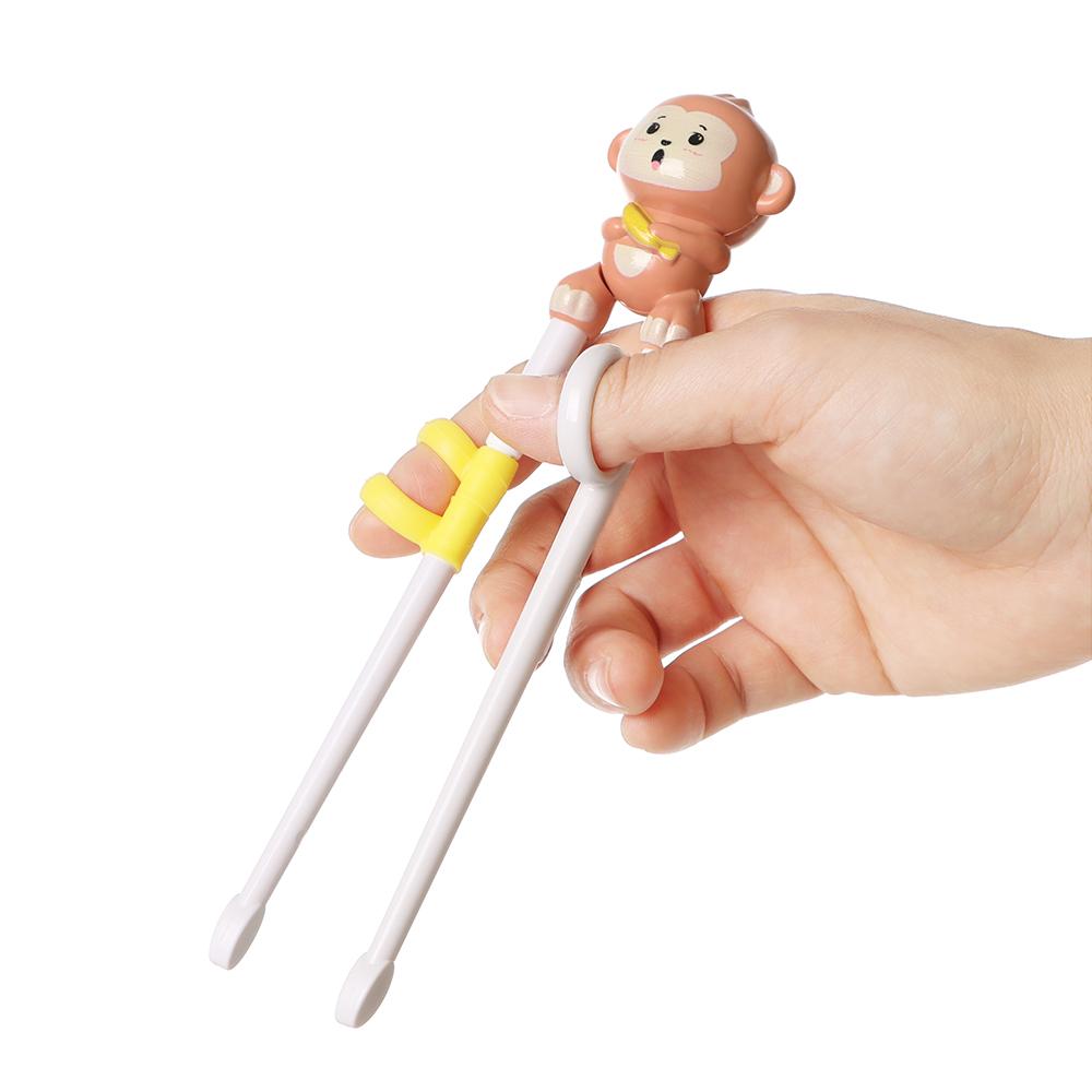 1 Pair Cartoon Baby Kids Beginner Chopstick Training Chopsticks Learning Chopsticks Eating Helper